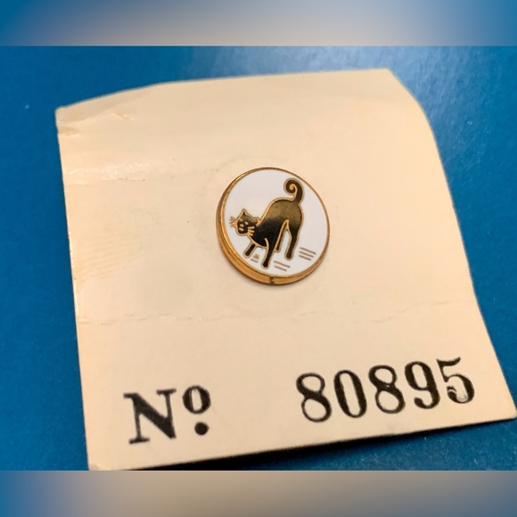 Rare Vintage STEIFF Black Cat Fraternal Order of Hoo-Hoo Germany Lapel Pin - Picture 9 of 9